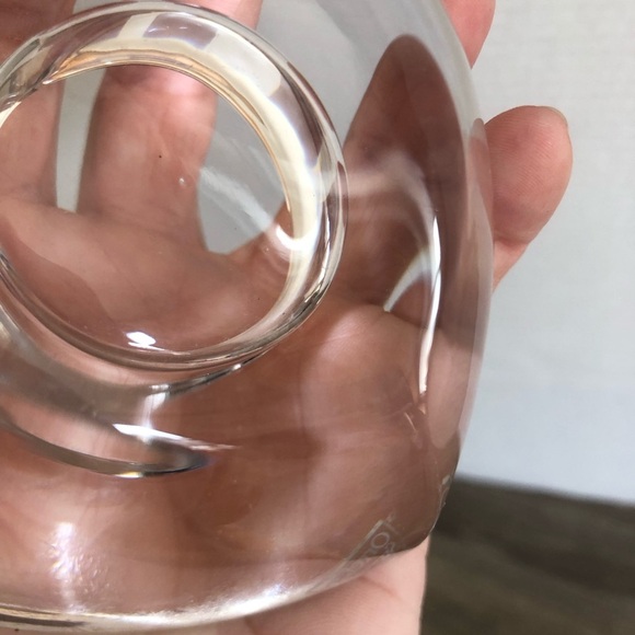 Orrefors Heart-Shaped Crystal Votive Holder - Picture 7 of 13